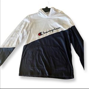 Boys M Champion long hooded shirt